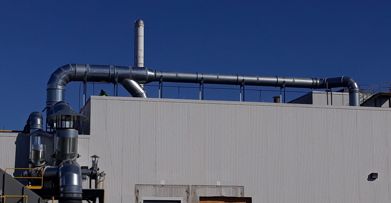 Galvanized welded duct fab and install Bluegrass Metal Works