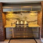 PSS hood and cabinet fronts for outdoor kitchen